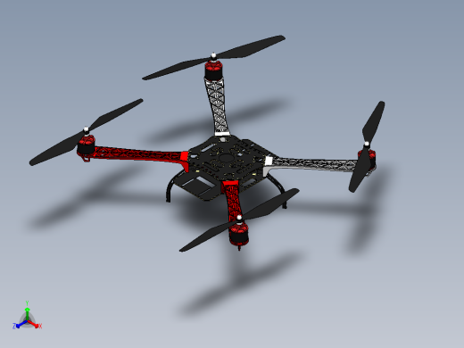 Genesis drone UAV无人机穿越机正等轴测缩略图