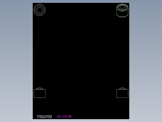 彈簧式萬向滾珠18-2D多系列多零件图纸模型