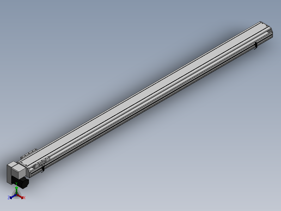 精密模组MT140-L110-2000-LD-M40-C4正等轴测图