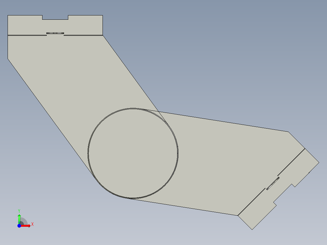 德克斯TUNKERS气缸数模A01_SCHWENKTRAVERSE_233537前视图