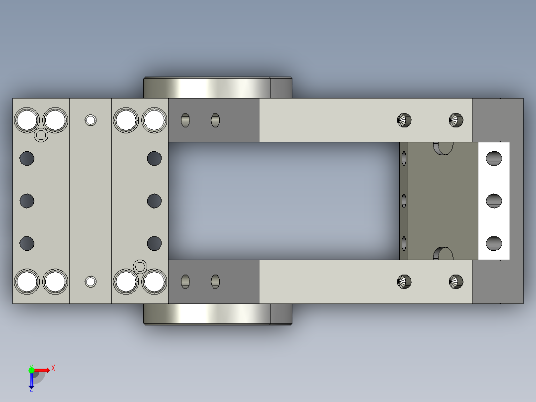 德克斯TUNKERS气缸数模A01_SCHWENKTRAVERSE_233537俯视图