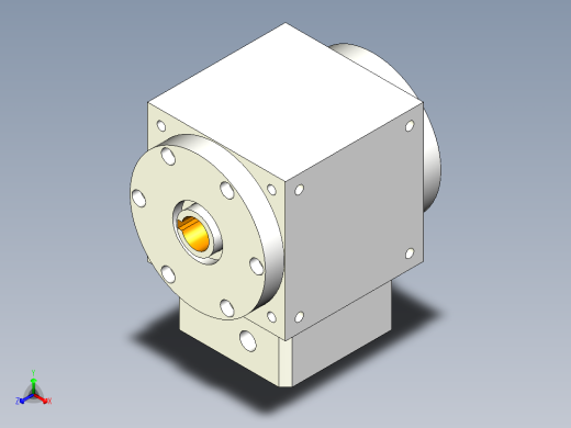 换向器22PW110双孔-1 19-80-100-M6.stp