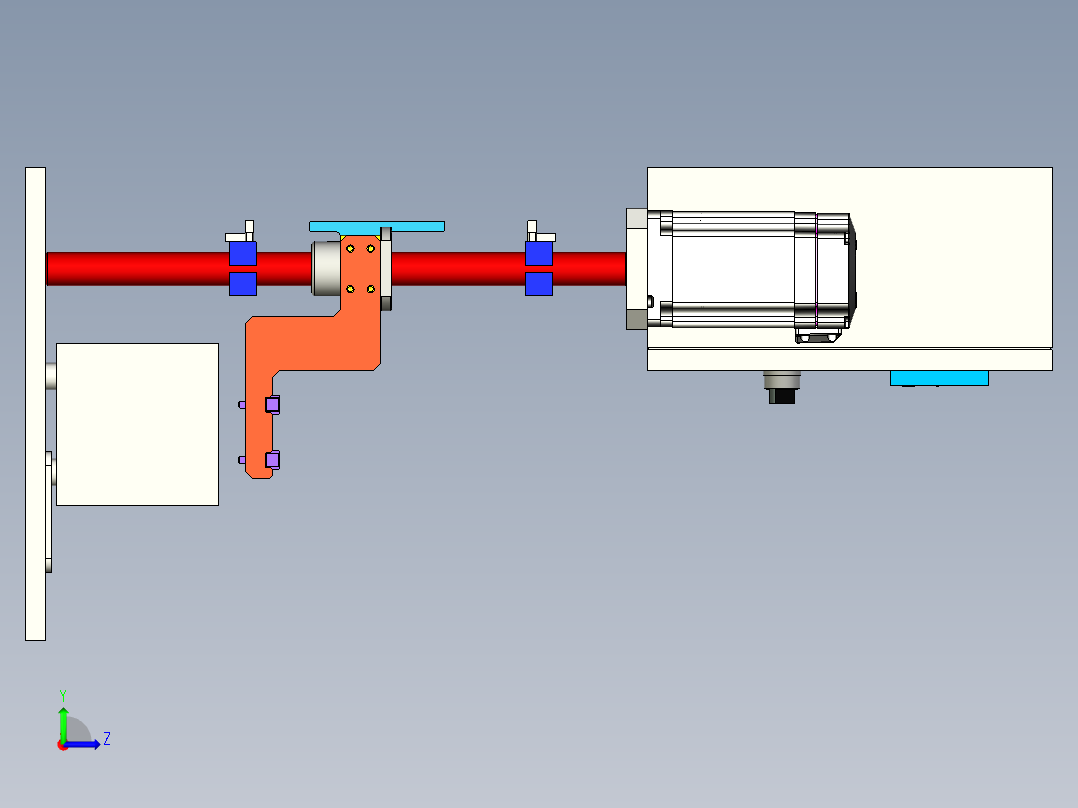 已生产自动焊锡机左视图