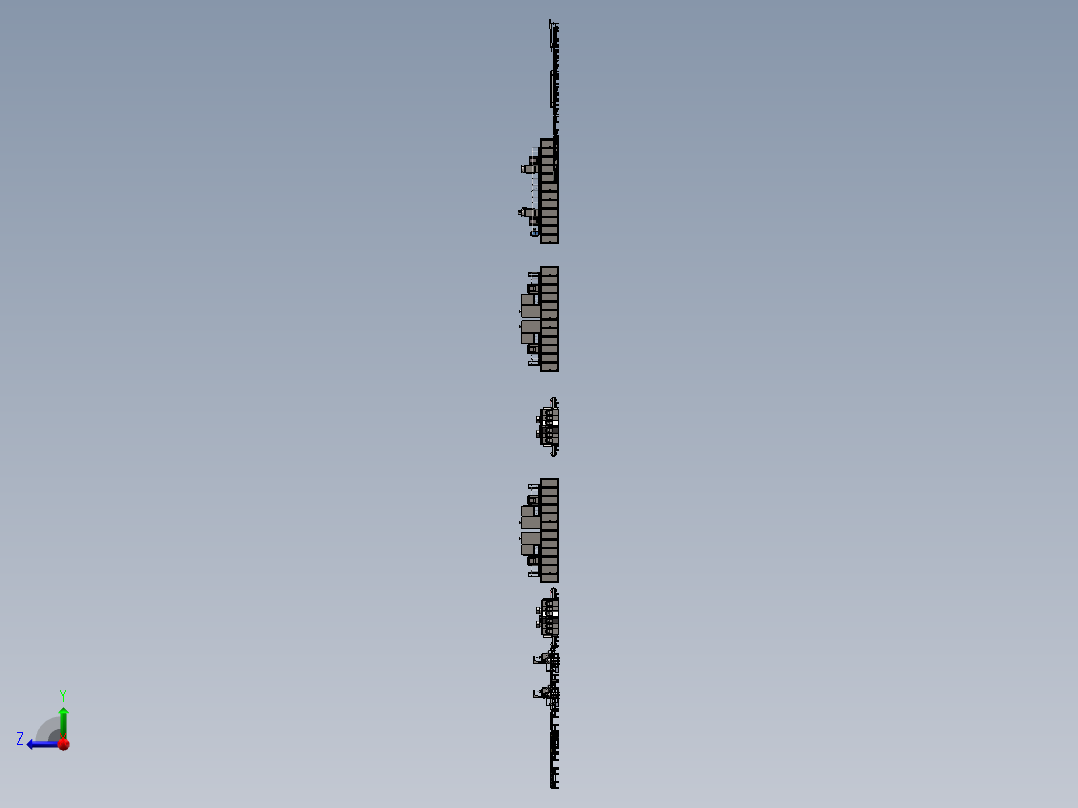 板材自动化涂装生产线右视图