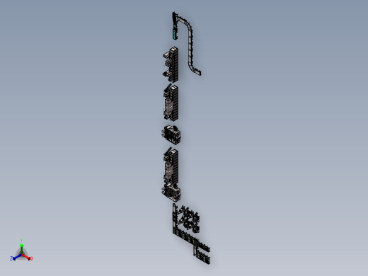 板材自动化涂装生产线正等轴测缩略图
