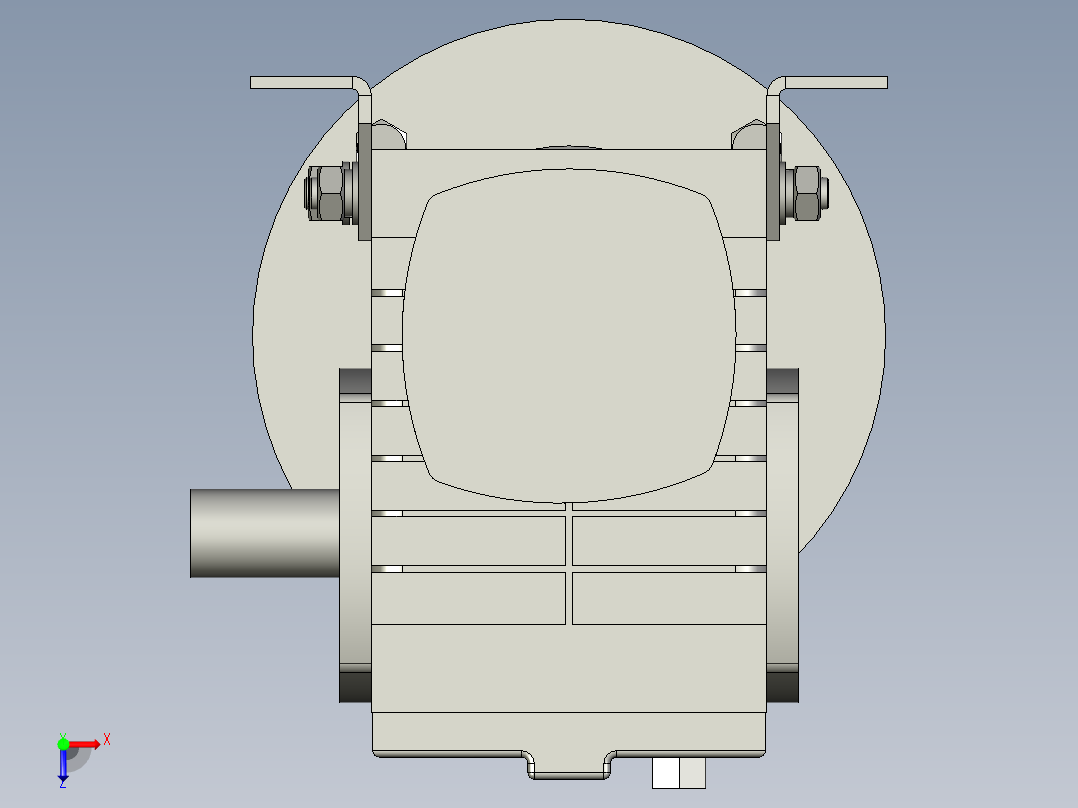 电机-减速机俯视图