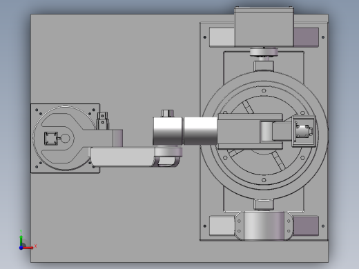 五自由度机械臂数码雕刻机设计前视缩略图