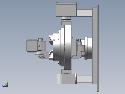 五自由度机械臂数码雕刻机设计右视缩略图
