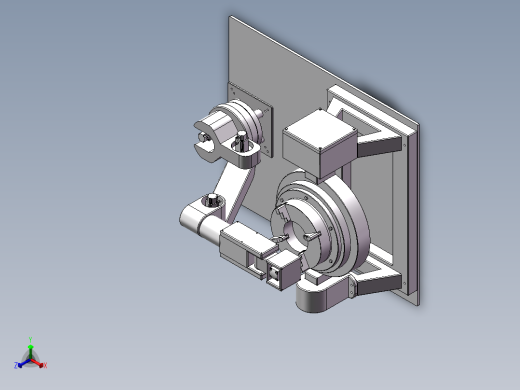 五自由度机械臂数码雕刻机设计正等轴测缩略图