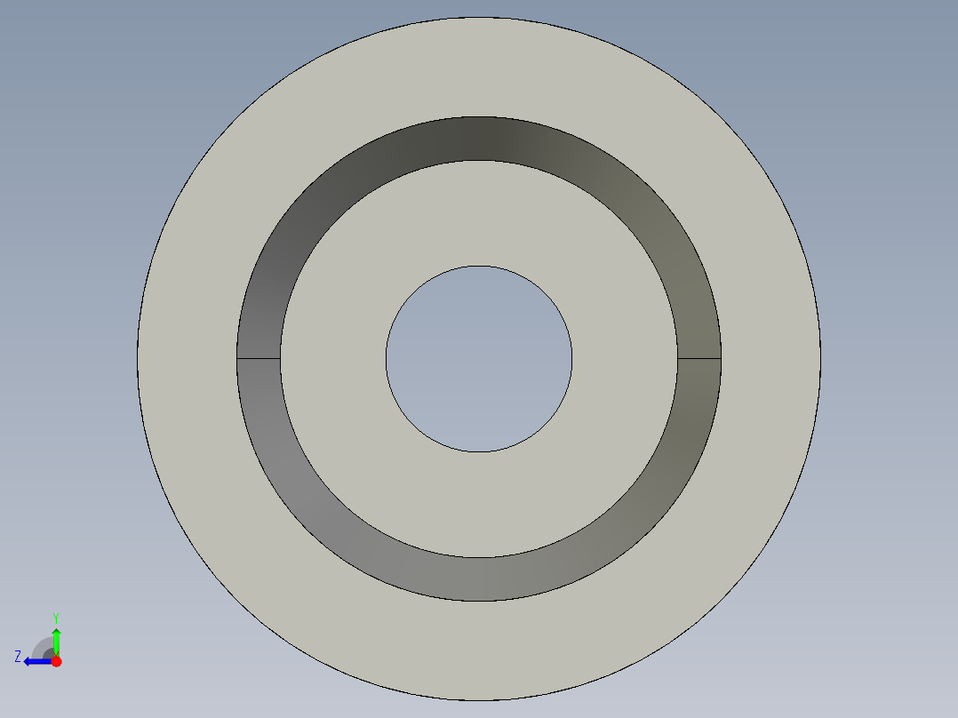 滑輪惰輪FIP-3D多系列多零件图纸模型右视图
