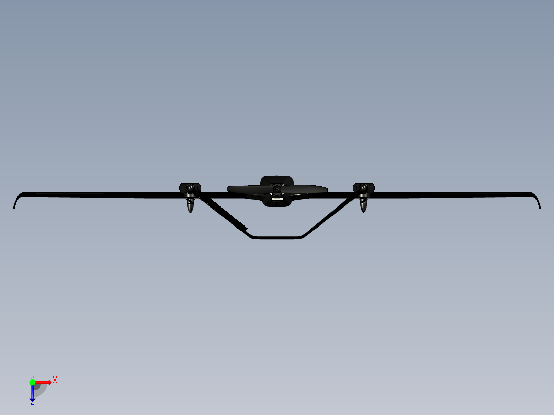 垂直起降轰炸机俯视图