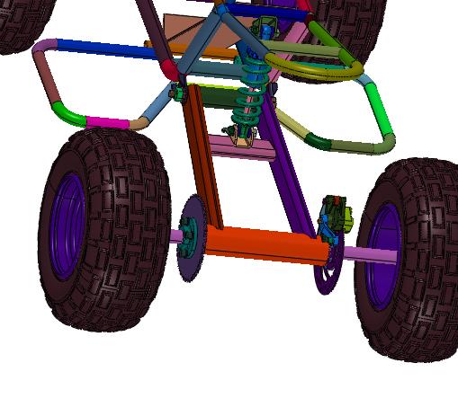 儿童版全地形四轮玩具车