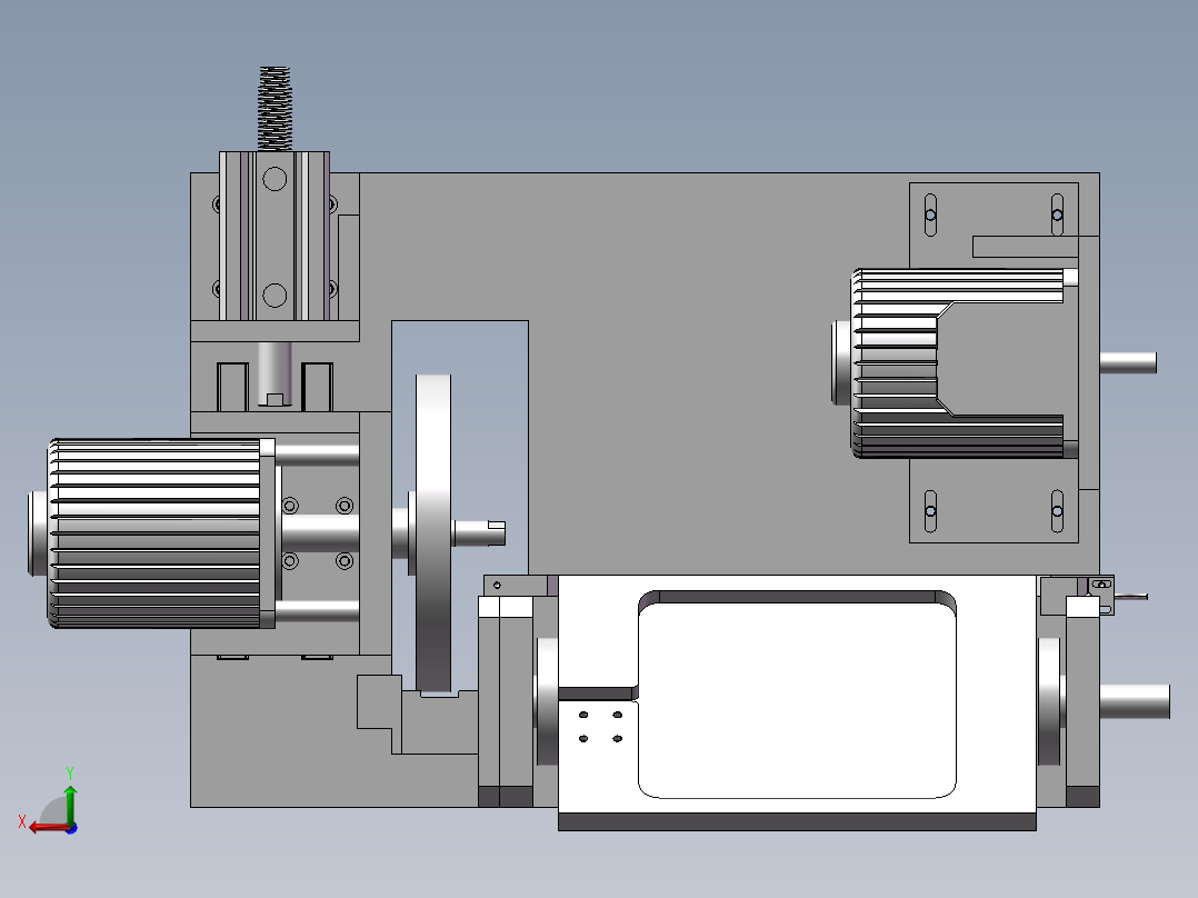 线材表皮打磨机后视图