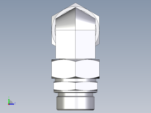 卡套式工业通用硬管接头EO_Assembled_adjustable_standpipe_elbow_EVW42LM71左视缩略图