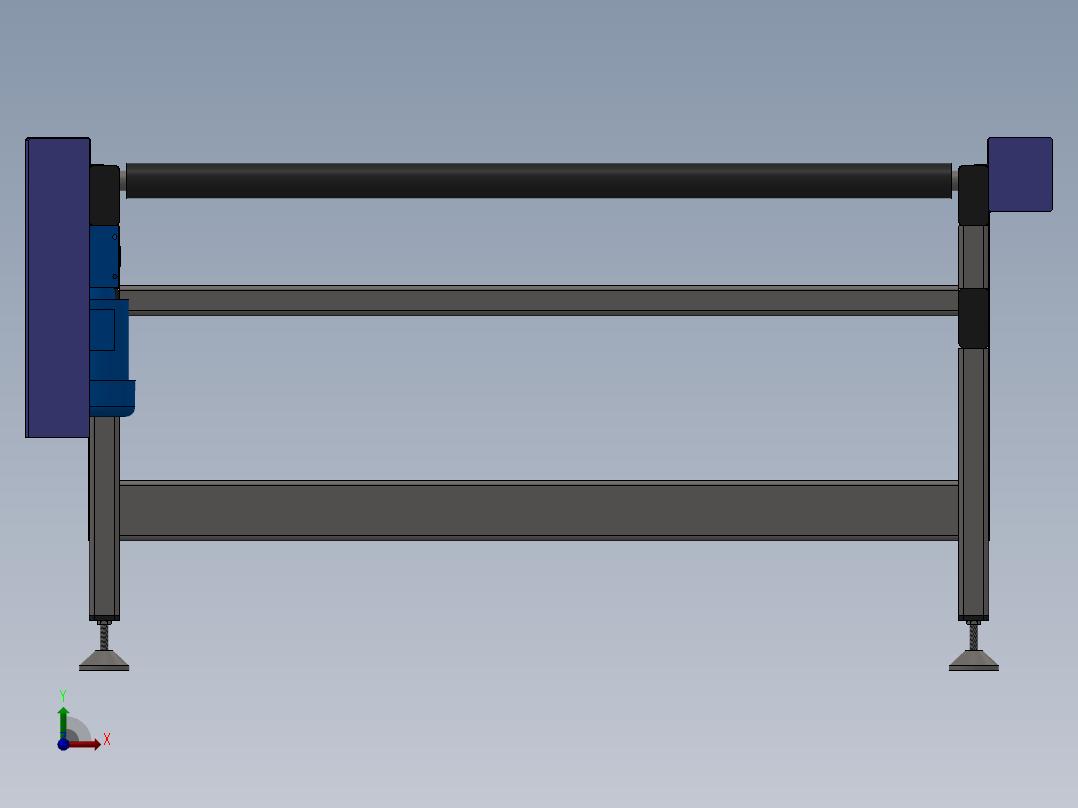 非标自动化钣金打磨机、钣金研磨机前视图