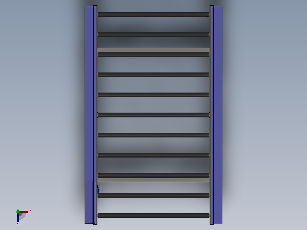 非标自动化钣金打磨机、钣金研磨机俯视图