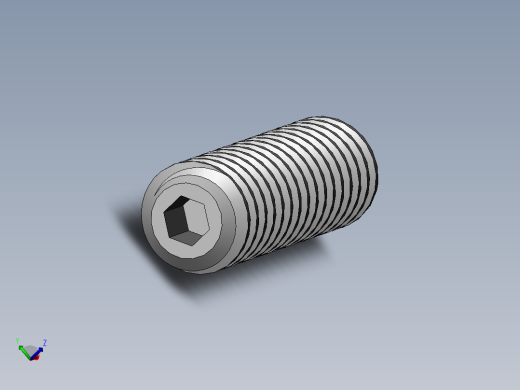 DIN 913-ISO 4026 固定螺钉-M1.8 L=6.SLDPRT