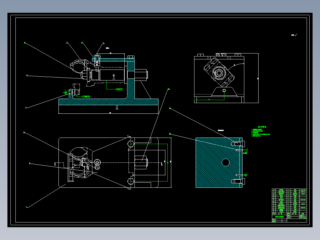 万向节滑动叉加工工艺及钻锥螺纹Rc1-8底孔（φ8.8mm）夹具设计