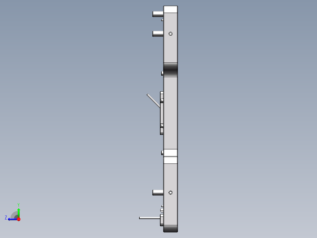 Q08-0WM 镭雕治具右视图