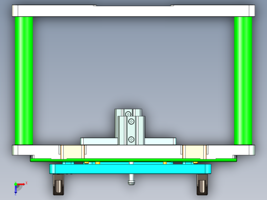 ABV40-C笔记本CNC工装夹具三维模型-CNC1-1217俯视缩略图