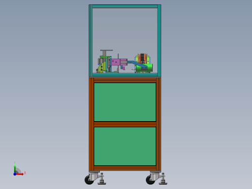 电机转子送料机sw18可编辑前视缩略图