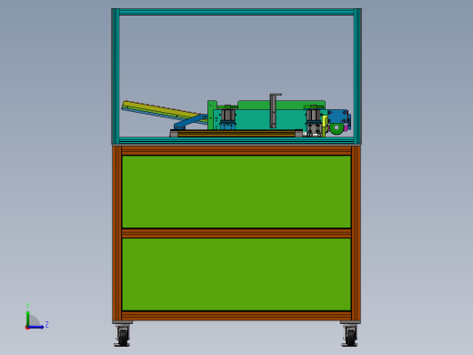 电机转子送料机sw18可编辑左视缩略图