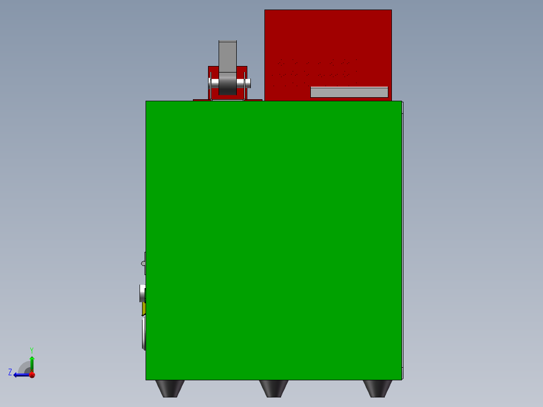 自动套筷子机sw18可编辑右视图