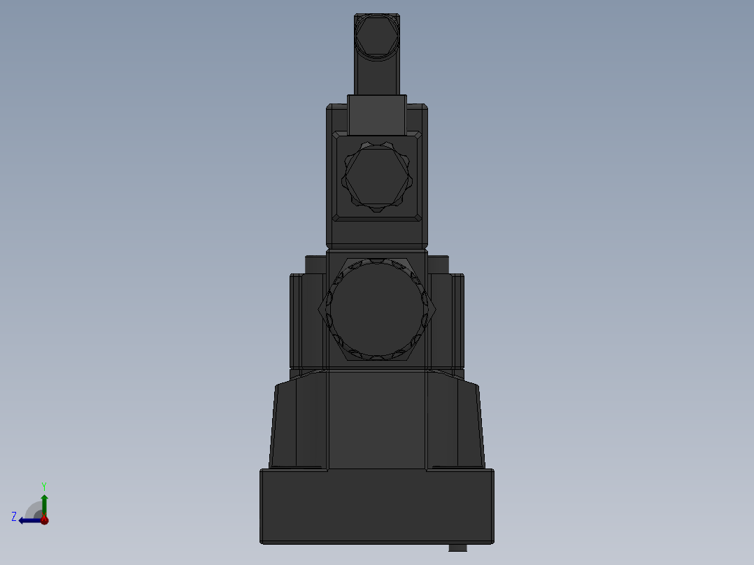 电磁控制溢流阀 DBW系列 3款右视图