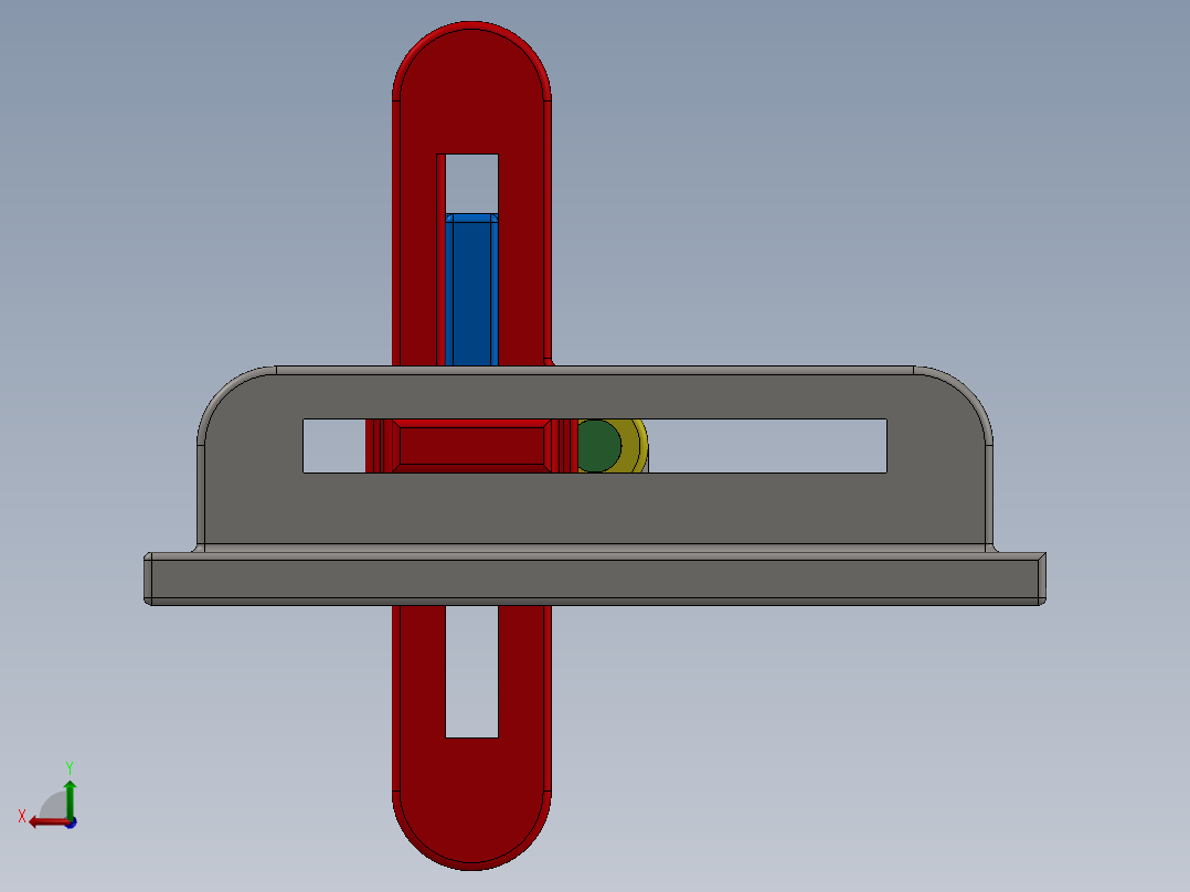 曲柄滑块后视图