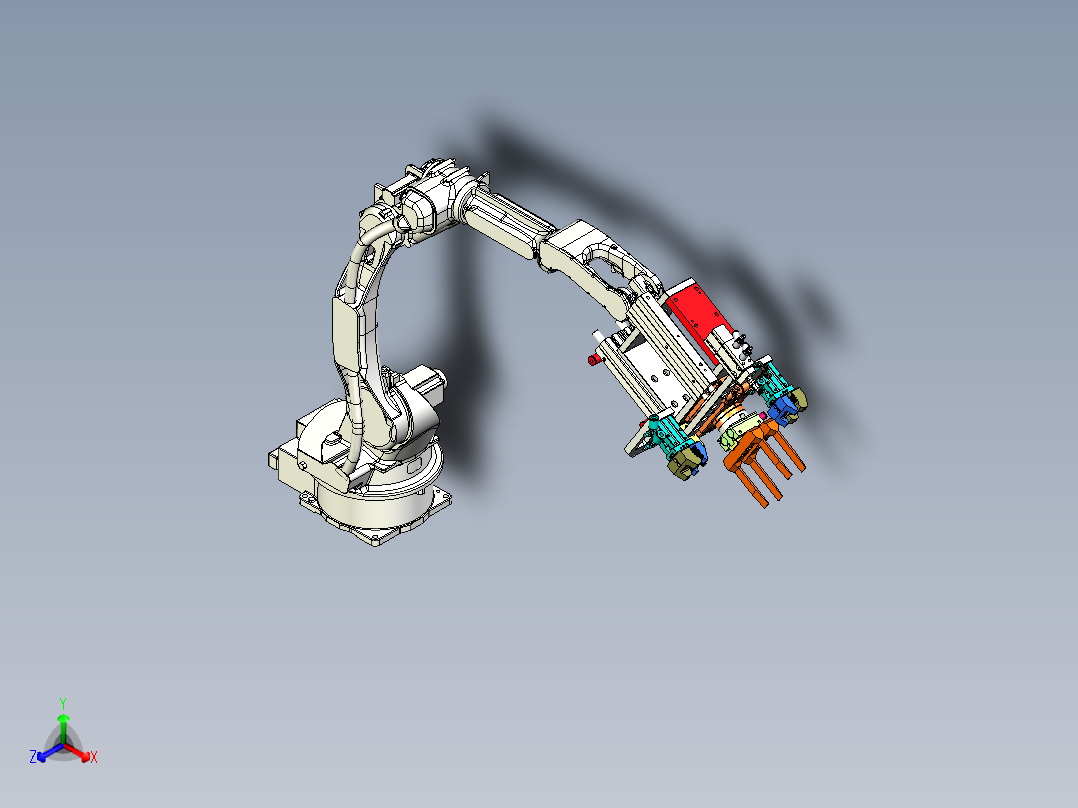 物料的多功能抓取机械手结构