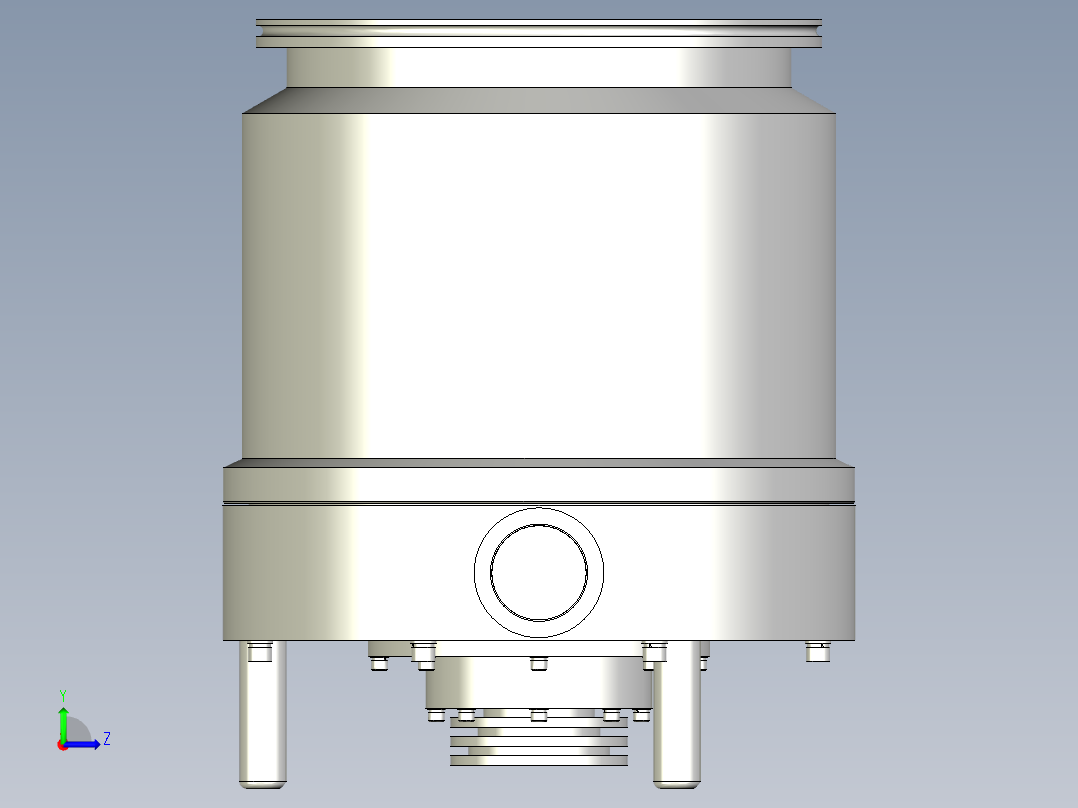 FF-2000分子泵左视图