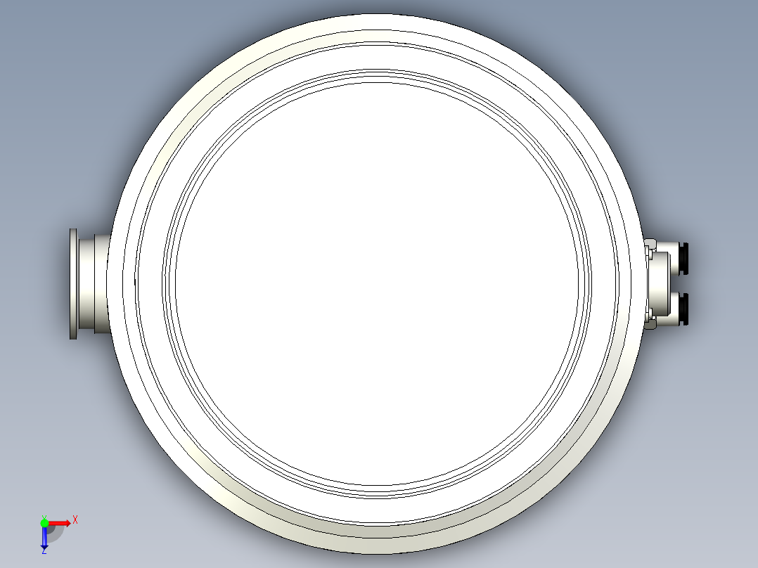 FF-2000分子泵俯视图