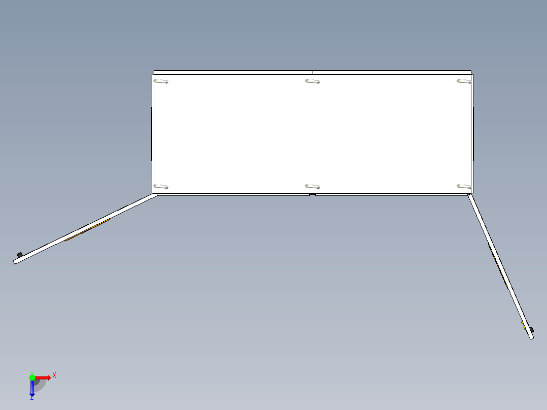 双电源刀开关风机控制柜俯视图