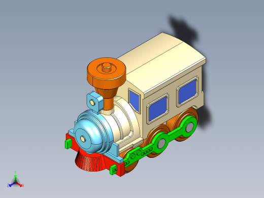 B2004466-火车头玩具