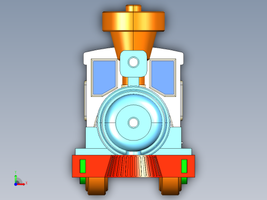 B2004466-火车头玩具前视缩略图