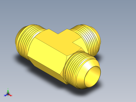 B3004520-三通管接头喇叭口