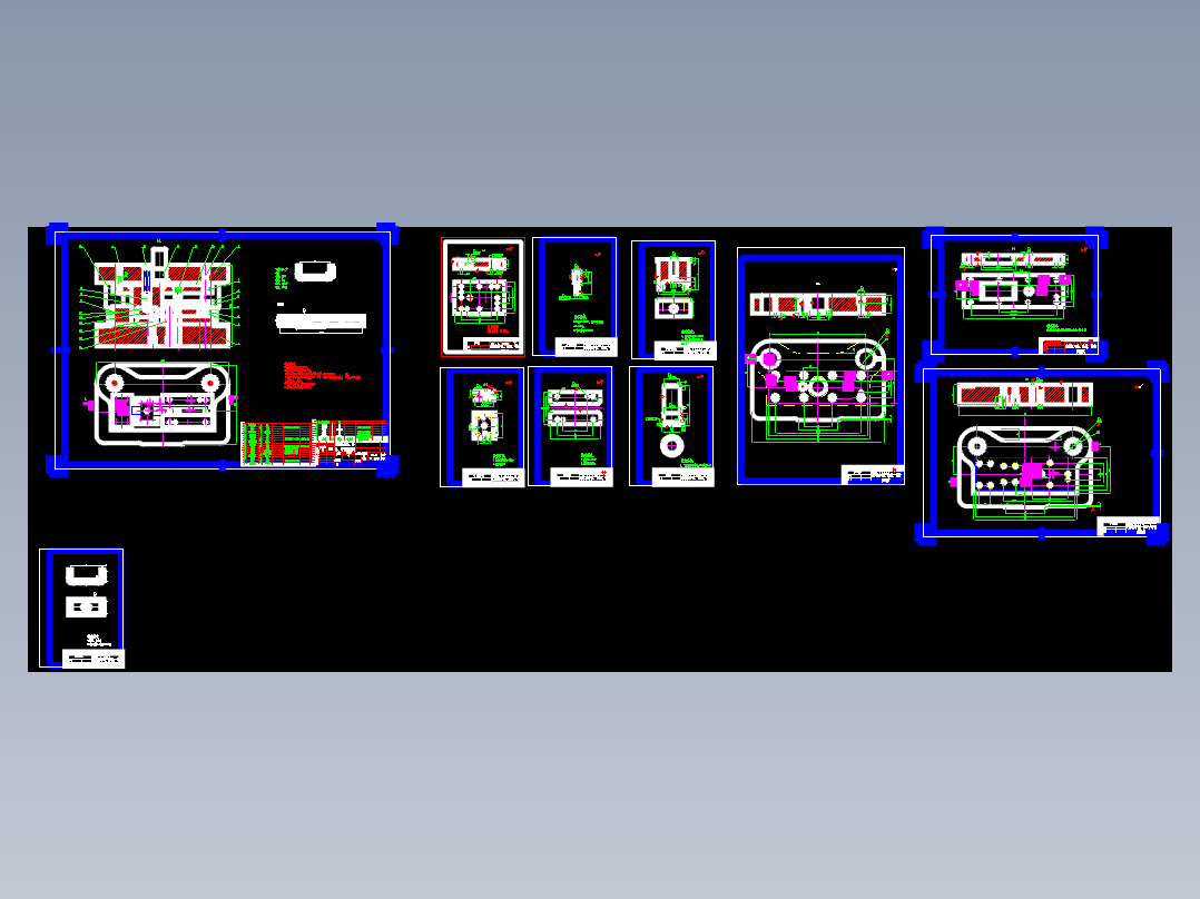 汽车车门扣垫片的落料弯曲冲孔级进模具设计-冲压模具含11张CAD图
