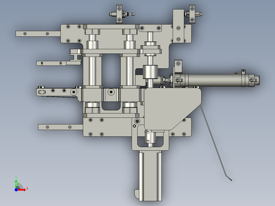 YWP200K4-10-01-00接料组件前视图