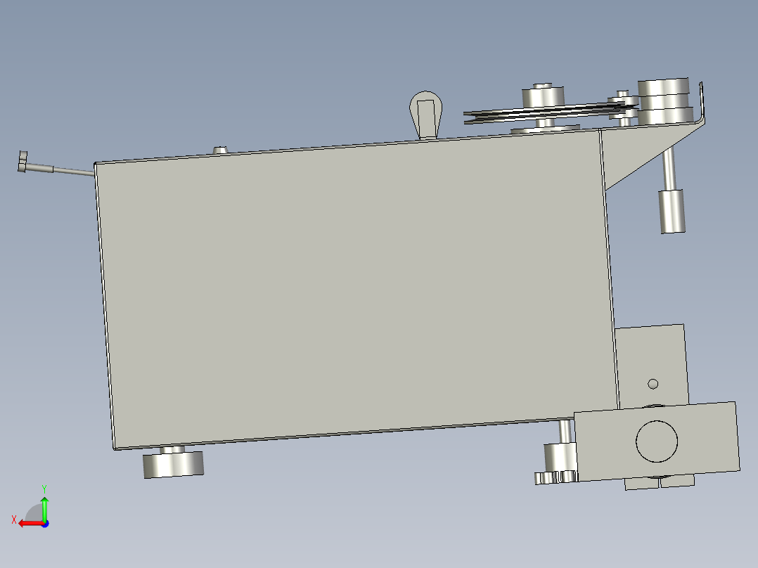 S06-G01-1000六轴机张力器装配后视图