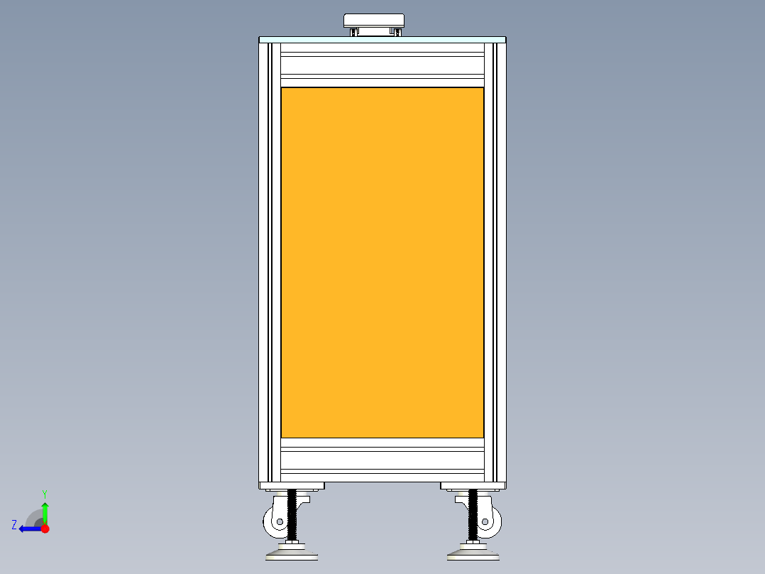 多工位输送设备设计右视图