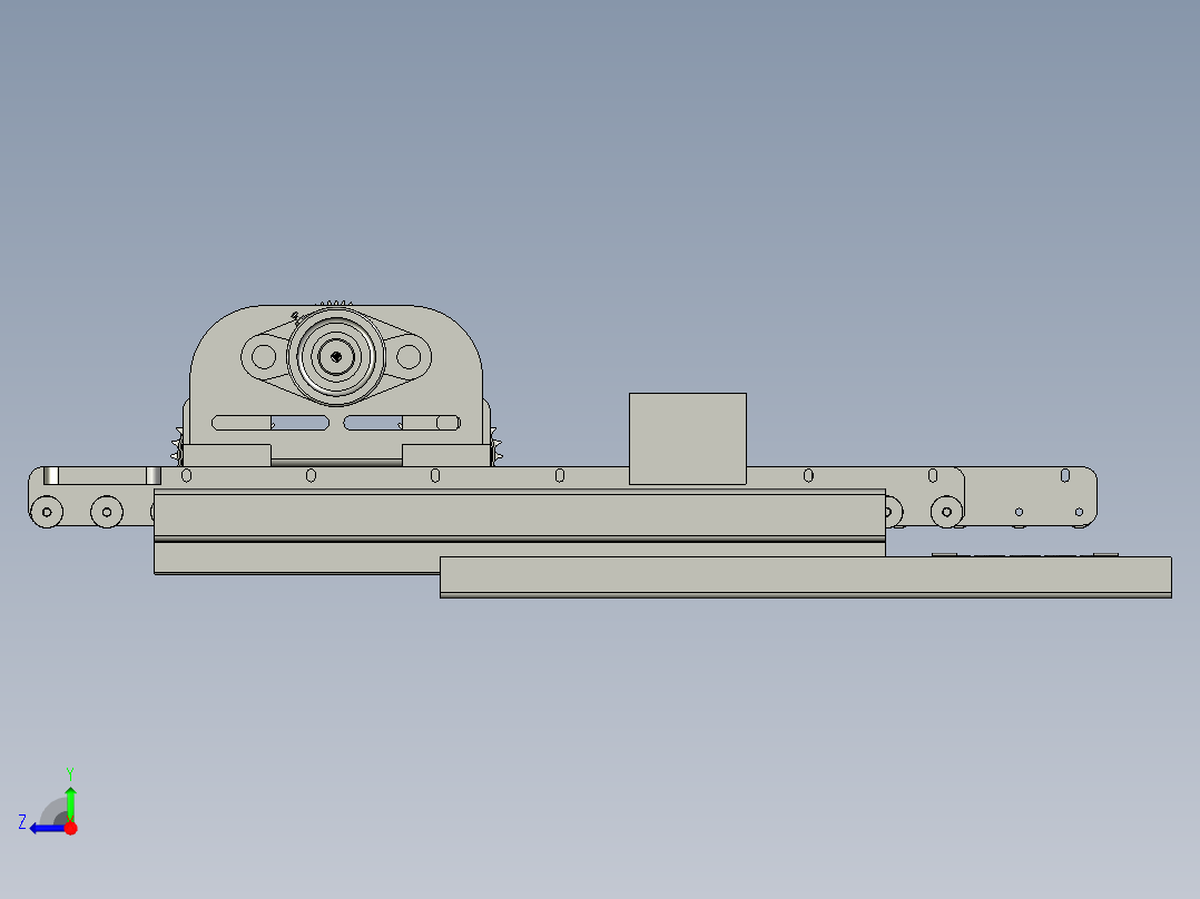 K移叉机改造装配体1右视图