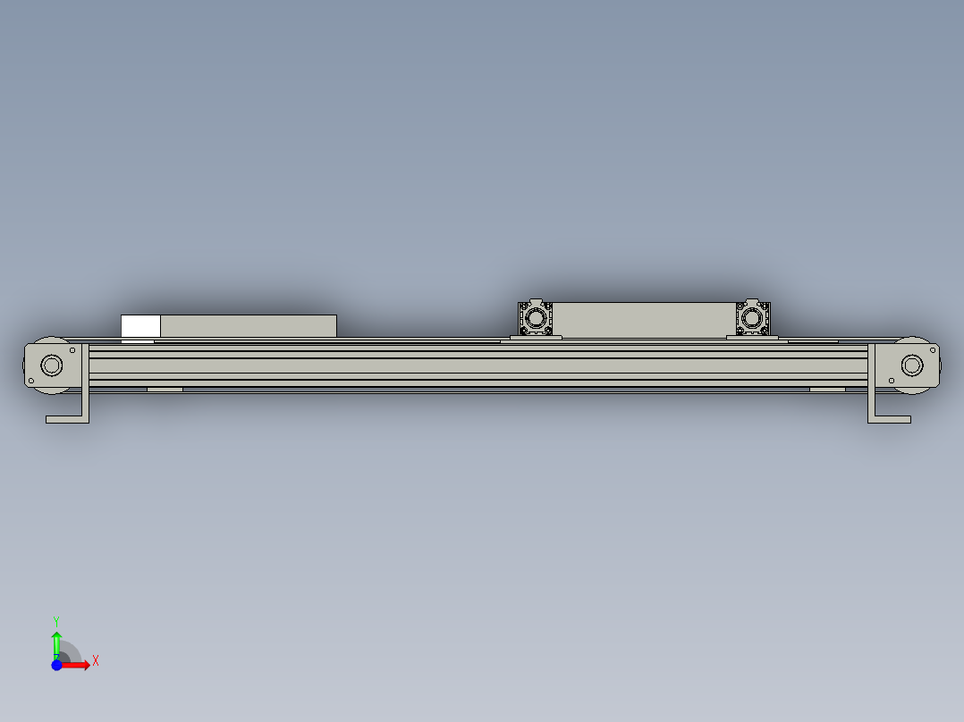 送料输送机-51--横置-前视图