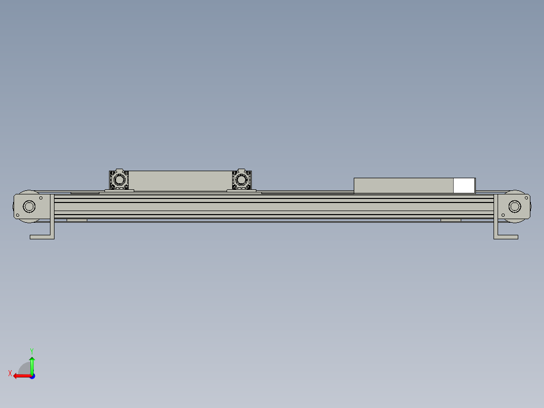 送料输送机-51--横置-后视图