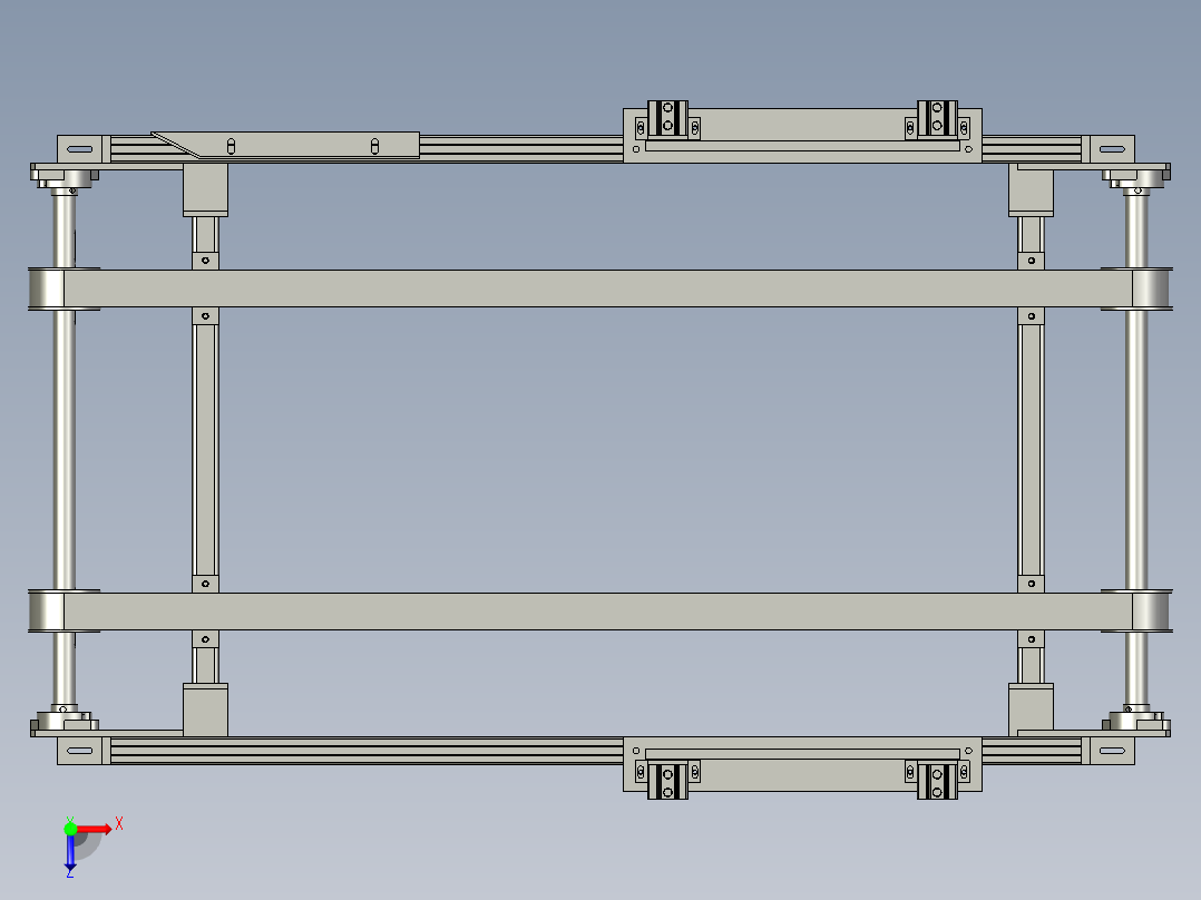 送料输送机-51--横置-俯视图