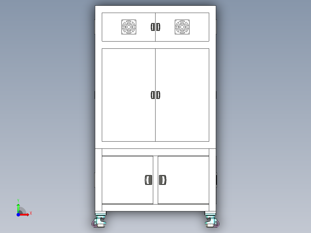 单机版锁螺丝机前视图