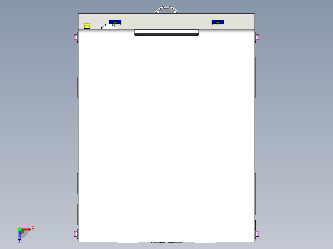 单机版锁螺丝机俯视图