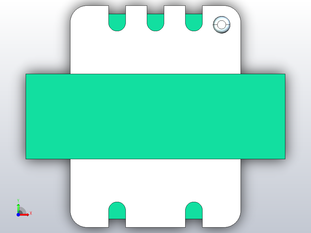 EI14-隔离音频变压器-11前视图