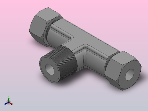IKT 卡套螺纹正三通接头_IKT04-01