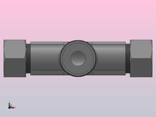 IKT 卡套螺纹正三通接头_IKT04-01前视缩略图