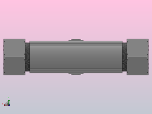 IKT 卡套螺纹正三通接头_IKT04-01后视缩略图
